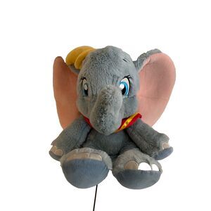Disney Parks Dumbo Elephant Plush Stuffed Animal Gray 9" Soft